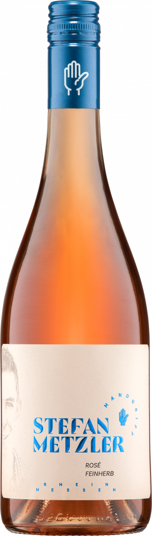 Flasche Rosé feinherb 2025 vom Weingut Metzler, Rheinhessen