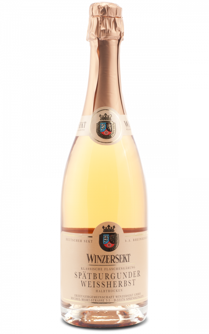 Spätburgunder Weißherbst Sekt feinherb, Produktfoto 1