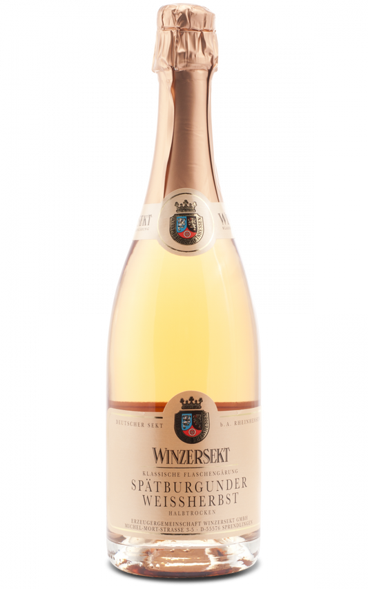 Spätburgunder Weißherbst Sekt feinherb, Produktfoto 1
