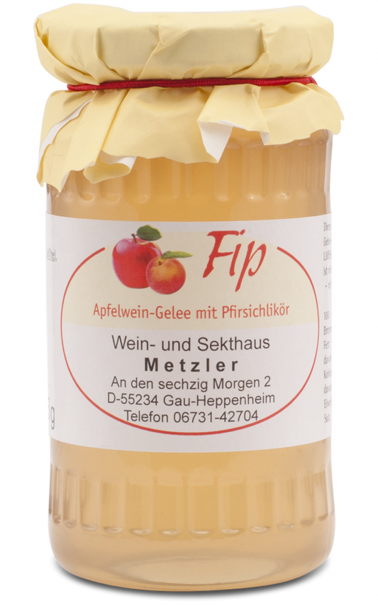 Apfelwein-Gelee mit Pfirsich, Produktfoto 1