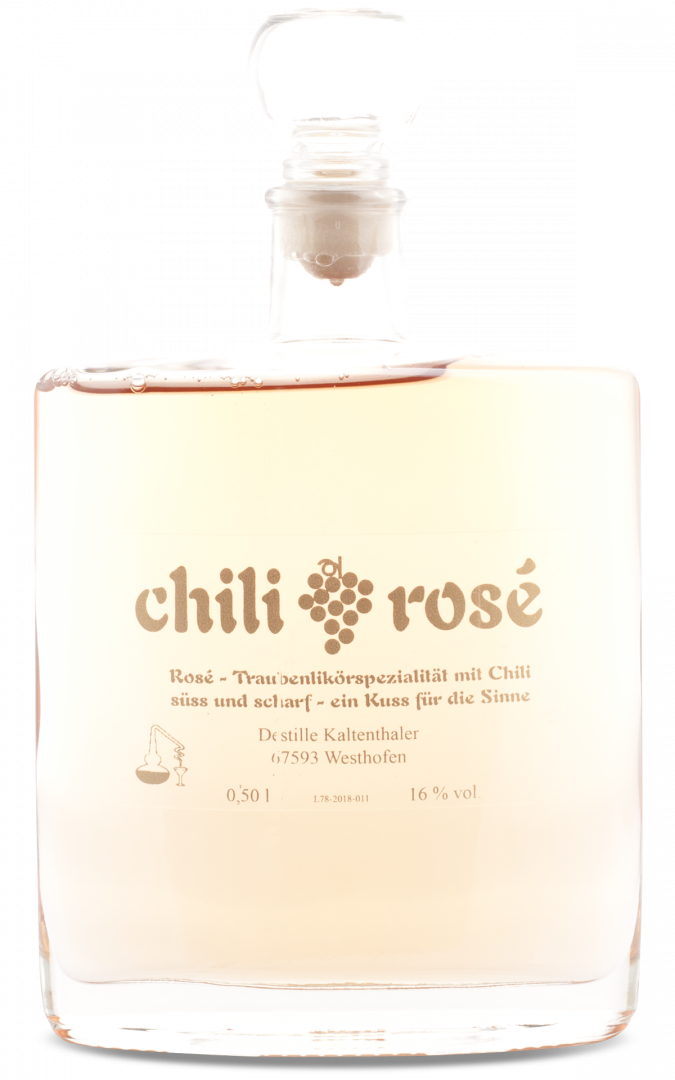 Chili-Ros&eacute;-Likör, Produktfoto 1