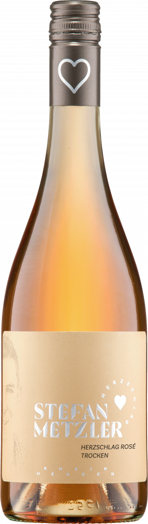 Flasche Rosé trocken 2024 vom Weingut Metzler, Rheinhessen