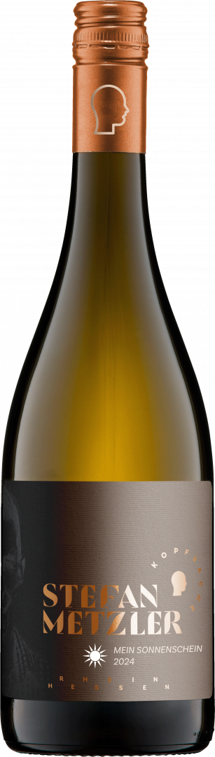 Flasche Mein Sonnenschein 2024, Blanc de Noir vom Weingut Metzler