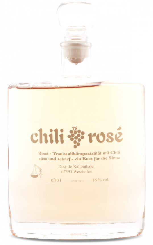 Chili-Rosé-Likör